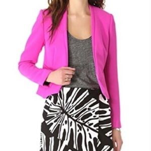 Diane Von Furstenberg Ilene Fuchsia Blazer. Size 4